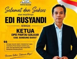 Aklamasi Edi Rusyandi Ditetapkan Menjadi Ketua DPD Golkar KBB. Siap Meningkatkan Kursi Legislatif 