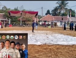 Semarak Peringati HUT RI ke-81 Warga Kampung Sekecengek Dengan Upacara Kemerdekaan di Pematangan Sawah 