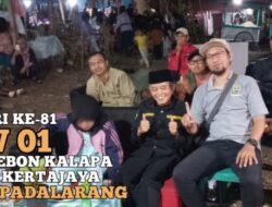 HUT RI ke 81 di RW 01 Kebon kalapa Menampilkan Paduan suara Ibu-Ibu Kader. Acara di isi Lomba 2 Hari  2 Malam