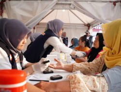 Semarak Merah Putih BRI Region 6 Hadirkan Pemeriksaan Kesehatan Gratis bagi Masyarakat Pasar Malaka Rorotan