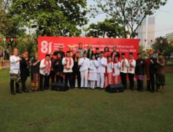 Tim Pengibar Bendera dan Petugas Upacara BRI Region 6 Tampil Penuh Dedikasi