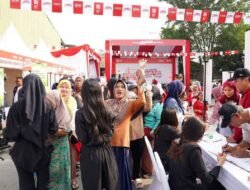 Warga Pasar Malaka Rorotan Antusias Meriahkan Semarak Merah Putih BRI Region 6