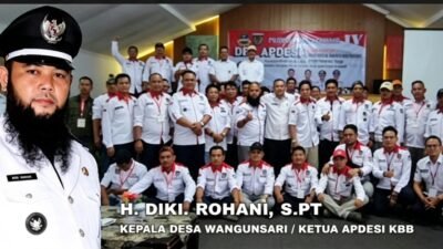 Ketua Apdesi KBB Terpilih H. Diki Rohani : Apdesi Harus Jadi Wadah Memperkuat Silaturahmi Kepala Desa