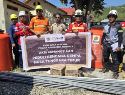 Menguatkan Semangat Kemanusiaan, NHM Menerjunkan Tim ERT Bantu Warga Terdampak Gempa M7,7 di Manggarai NTT