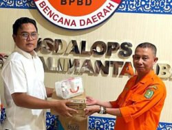PTPN Group melalui PTPN IV Regional V Salurkan Bantuan untuk Mendukung Penanganan Karhutla di Kalimantan
