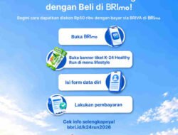 BRI Region 11 Yogyakarta Hadirkan Promo Tiket K24 Run 2026 melalui BRImo