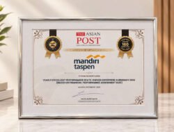 Kinerja 2025 Diakui, Bank Mandiri Taspen Raih Yearly Excellent Performance 2026