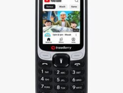 STRAWBERRY ST100: Ponsel Keypad 4G yang Bisa Akses YouTube dan TikTok
