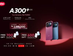 HP 2 Jutaan Ini Punya 2 Layar, Bisa Selfie Pakai Kamera Utama! Intip Harga dan Spesifikasi itel A300+